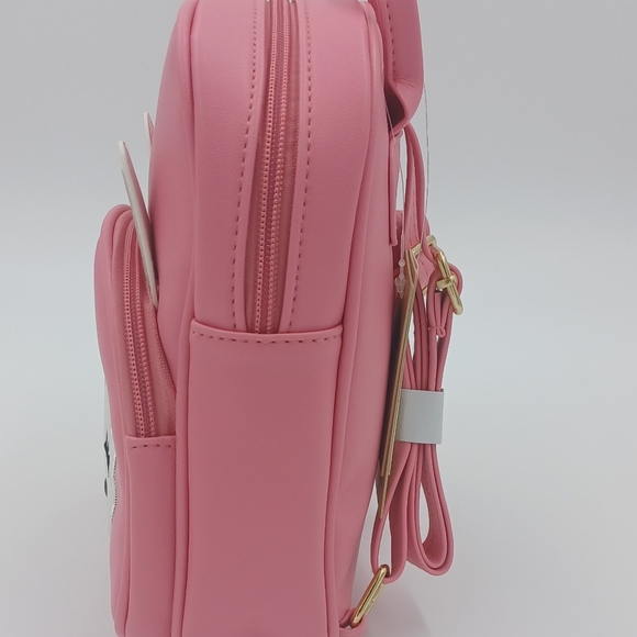 Pink Mini Backpack with white Fox - Picture 3 of 5